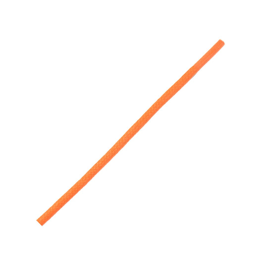 75cm Wax Round Shoe Laces - Bright Orange