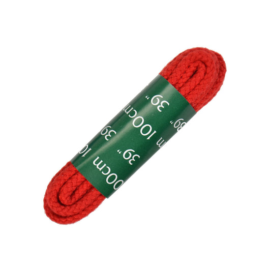 100cm Dasco Thick Cord Shoe Laces - Piller Box Red