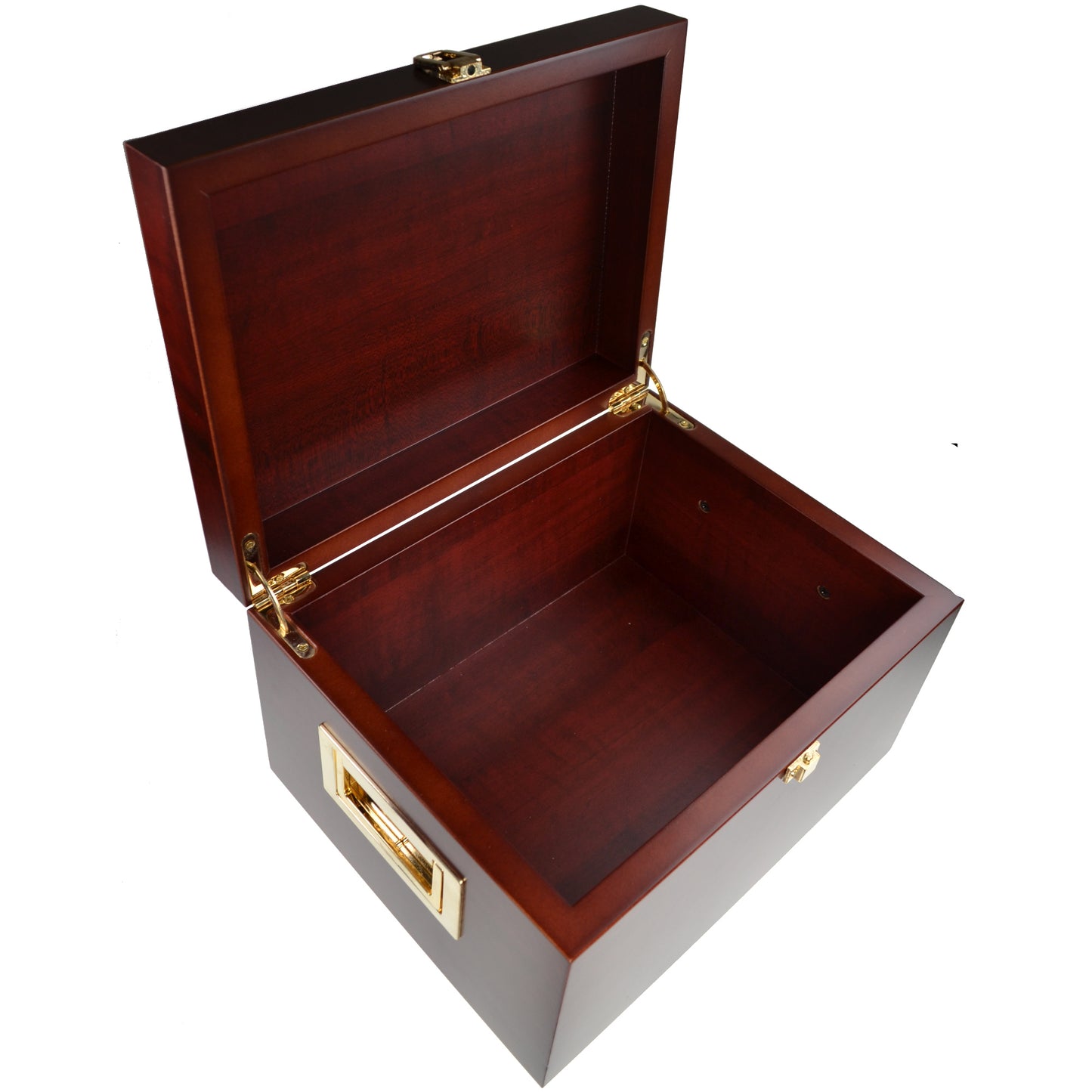 Valet box in Cherry with contents