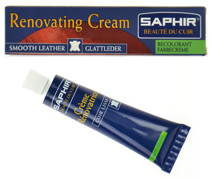 saphir edge dressing & renovating recolorant repair cream Creme Renovatrice & Edge Dressing Light Brown Double Monk