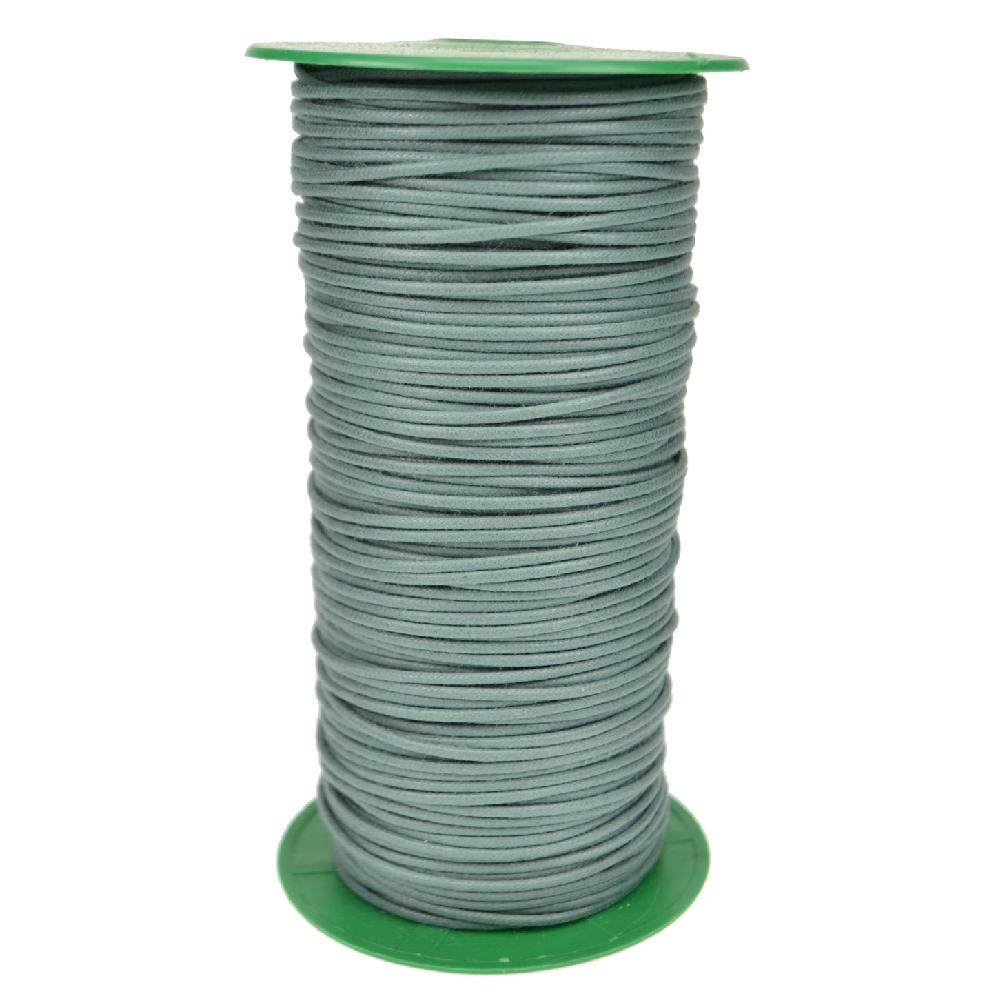 Round Wax Cotton Shoe Laces - Pastel Green (per metre)