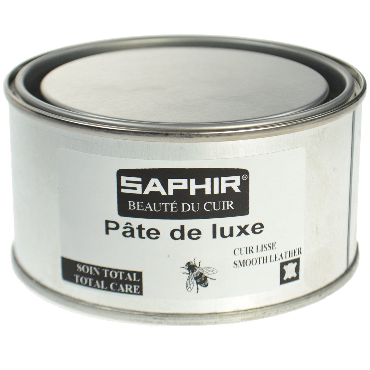 Saphir High Gloss Shoe Polish - Pate de Luxe Polish - Large Tin - 250ml