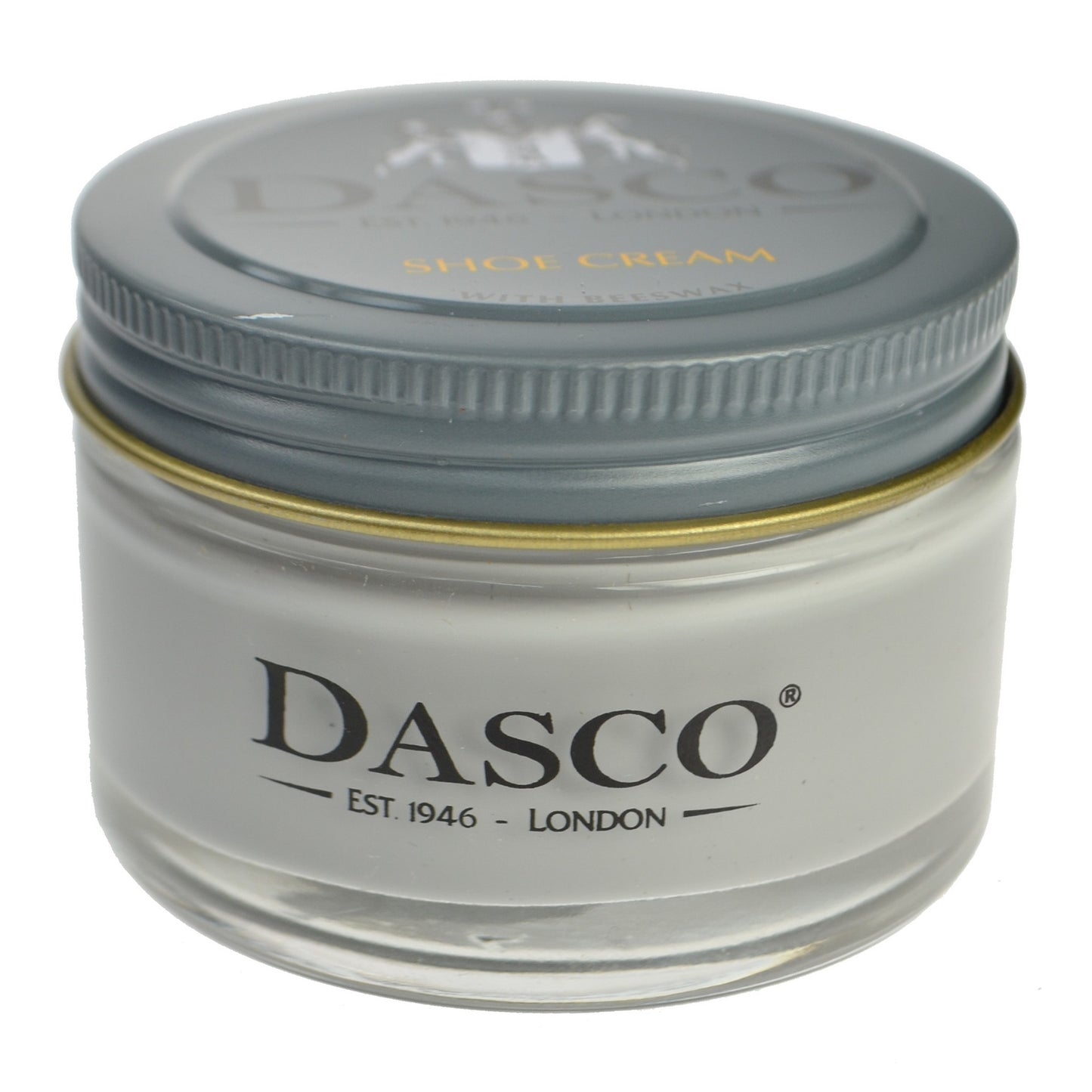 Dasco Shoe Cream Shoe Polish with Beeswax - Light Grey No.182