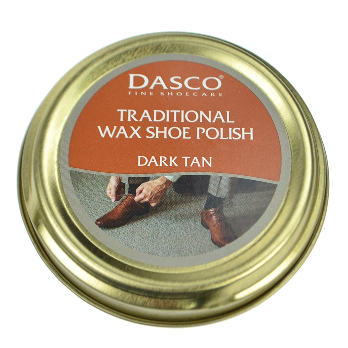 Dasco Wax Shoe Polish - Dark Tan No. 118