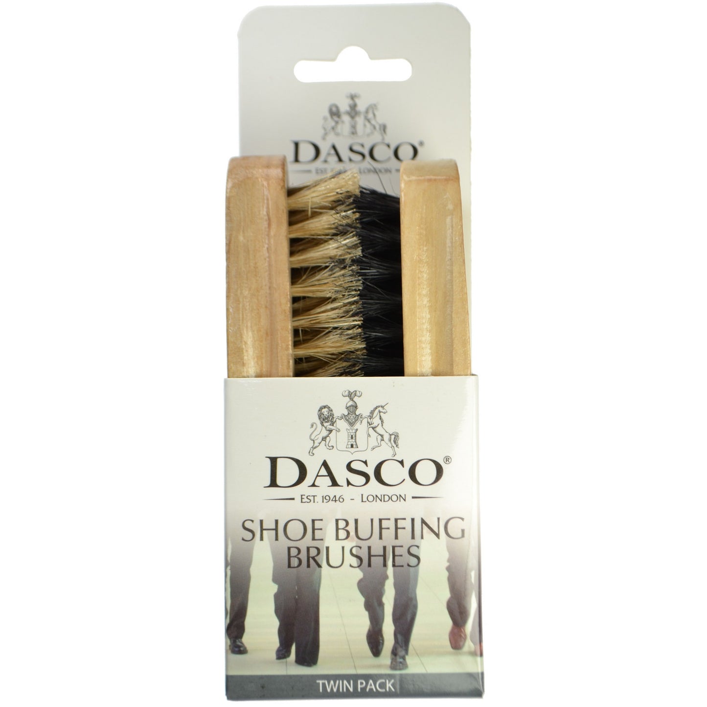 Dasco - Pair of Compact Bristle Brushes