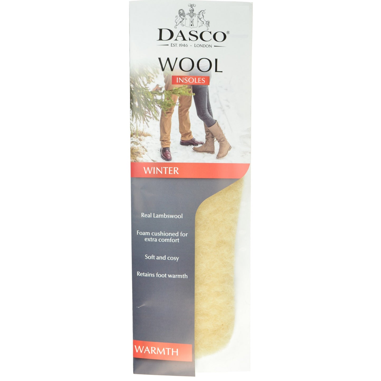 Dasco Wool Insoles - Ladies