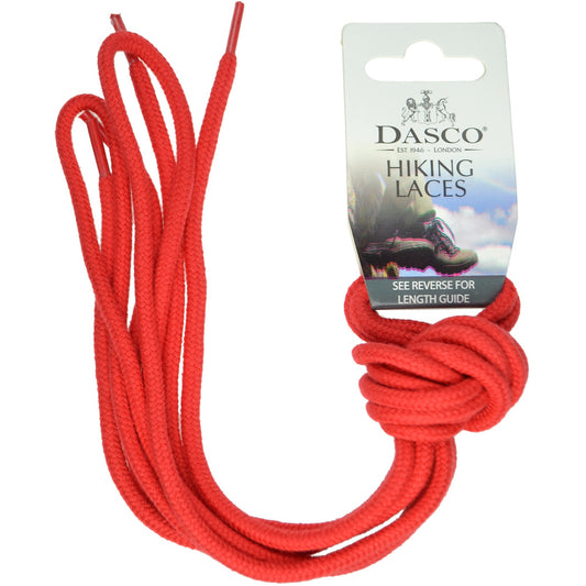 180cm Dasco Cord Hiking and Walking Boot Shoe Laces - Red