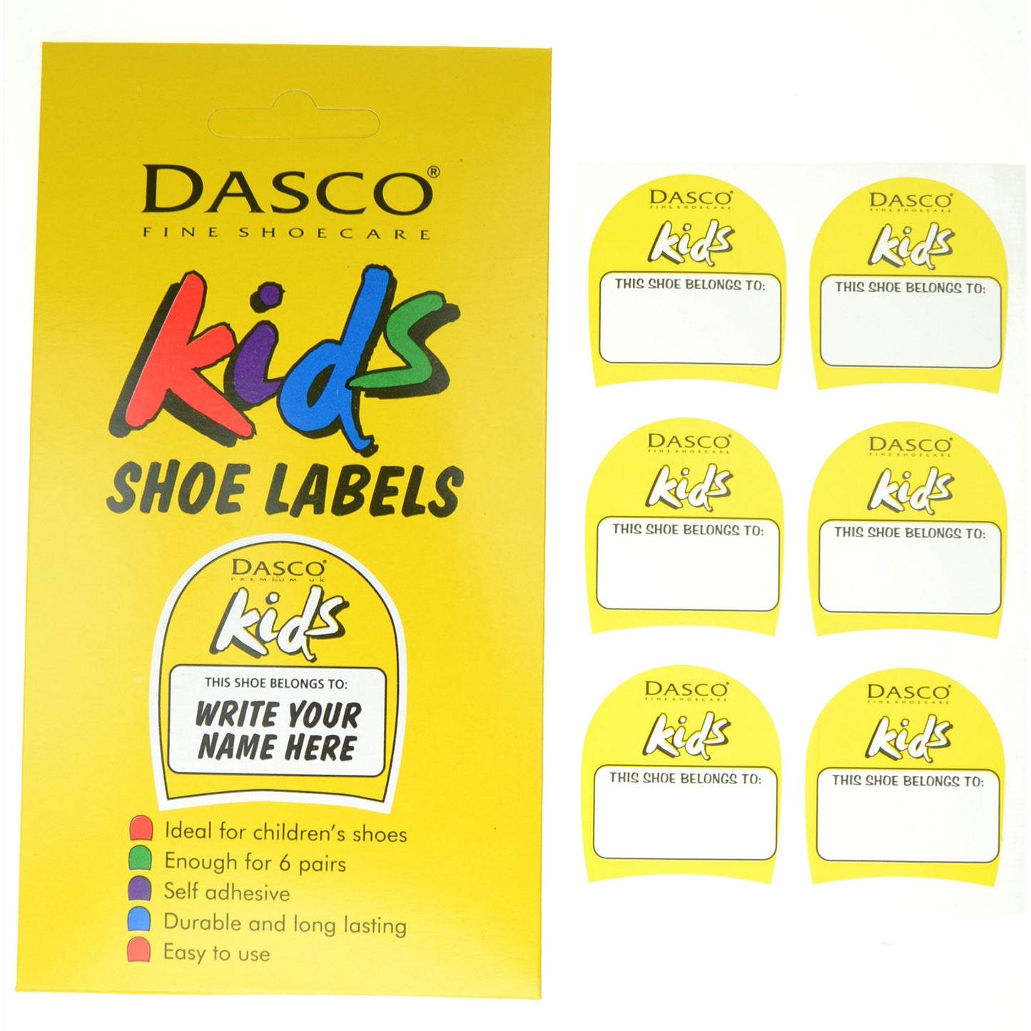 Shoe Labels for Children's Shoes