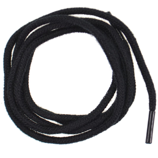 220cm Round Shoe Laces - Black