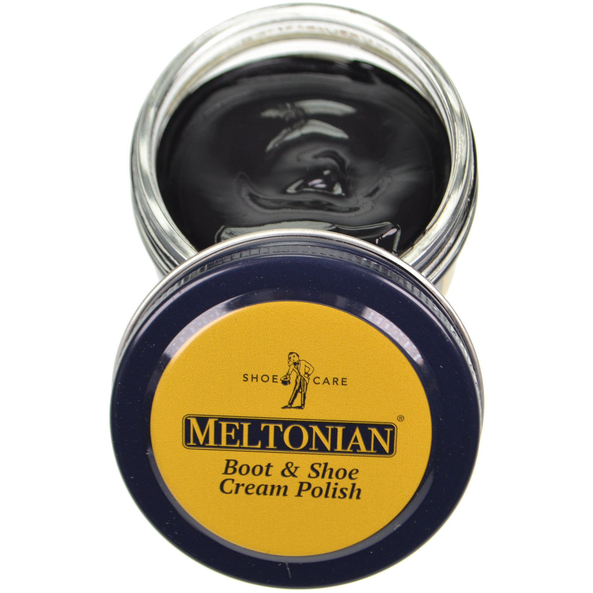 Shoe polish Boot Polish Cream Black 50ml Meltonian – The