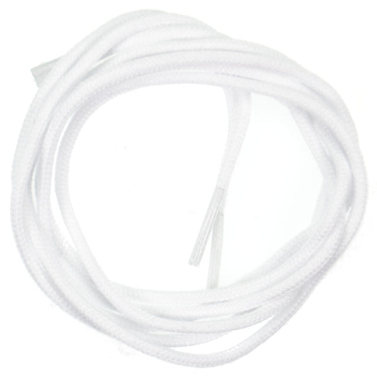 60cm Round Shoe Laces - White