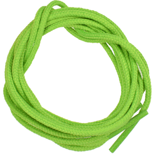 100cm Round Shoe Laces - Lime Green 3mm