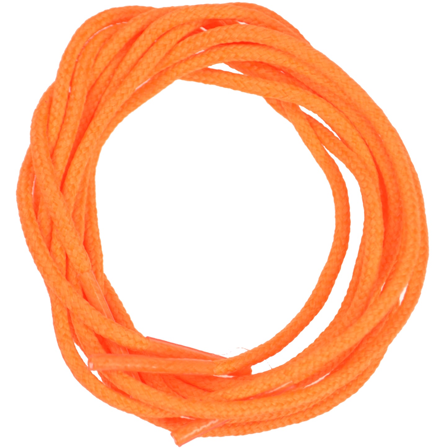 100cm Round Shoe Laces - Fluorescent Orange 3mm