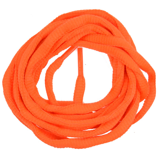 130cm Oval Trainer Laces - Fluorescent Orange
