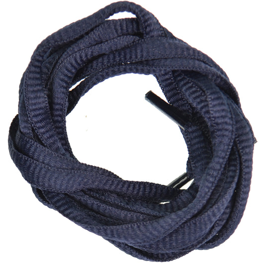 130cm Oval Trainer Laces - Navy Blue