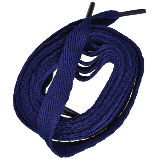 130cm Flat Shoe Laces - Navy Blue - 20mm