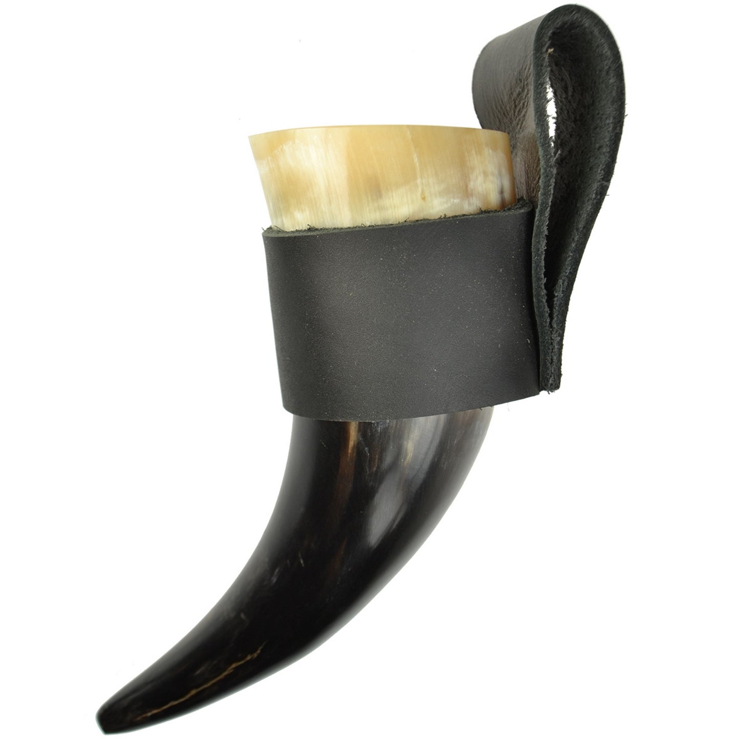 Leather Holder for 8" Real Horn Drinking Horns