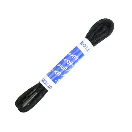 60cm Round Shoe Laces - Black