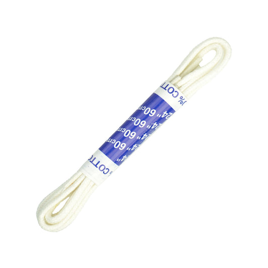 60cm Round Shoe Laces - White