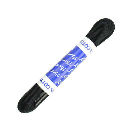 75cm Round Shoe Laces - Black