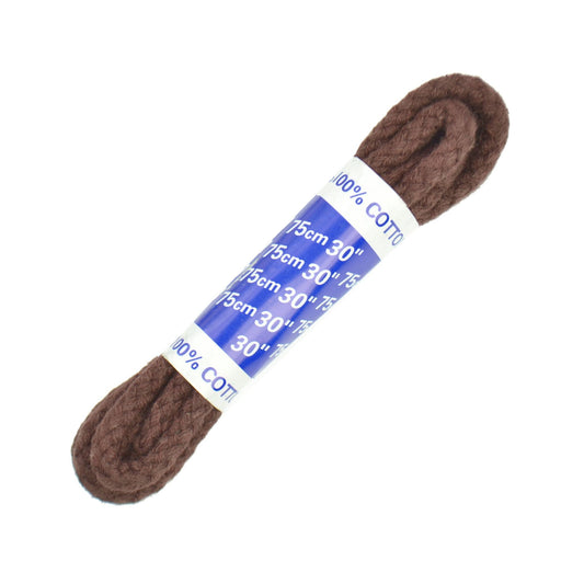 75cm Chunky Cord Shoe Laces - Brown