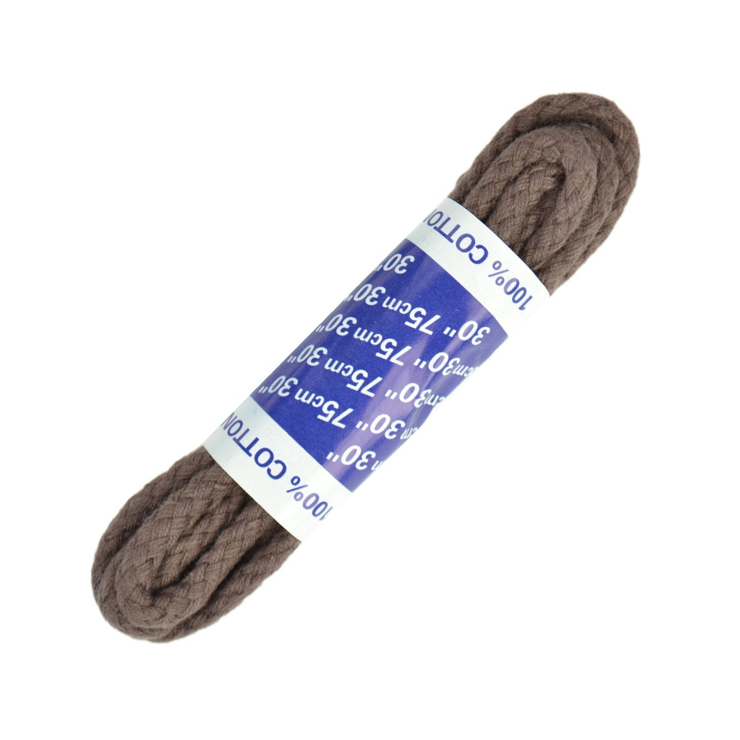 75cm Chunky Cord Shoe Laces - Dark Taupe 5mm
