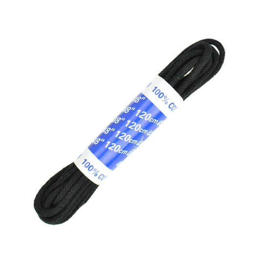 120cm Round Shoe Laces - Black