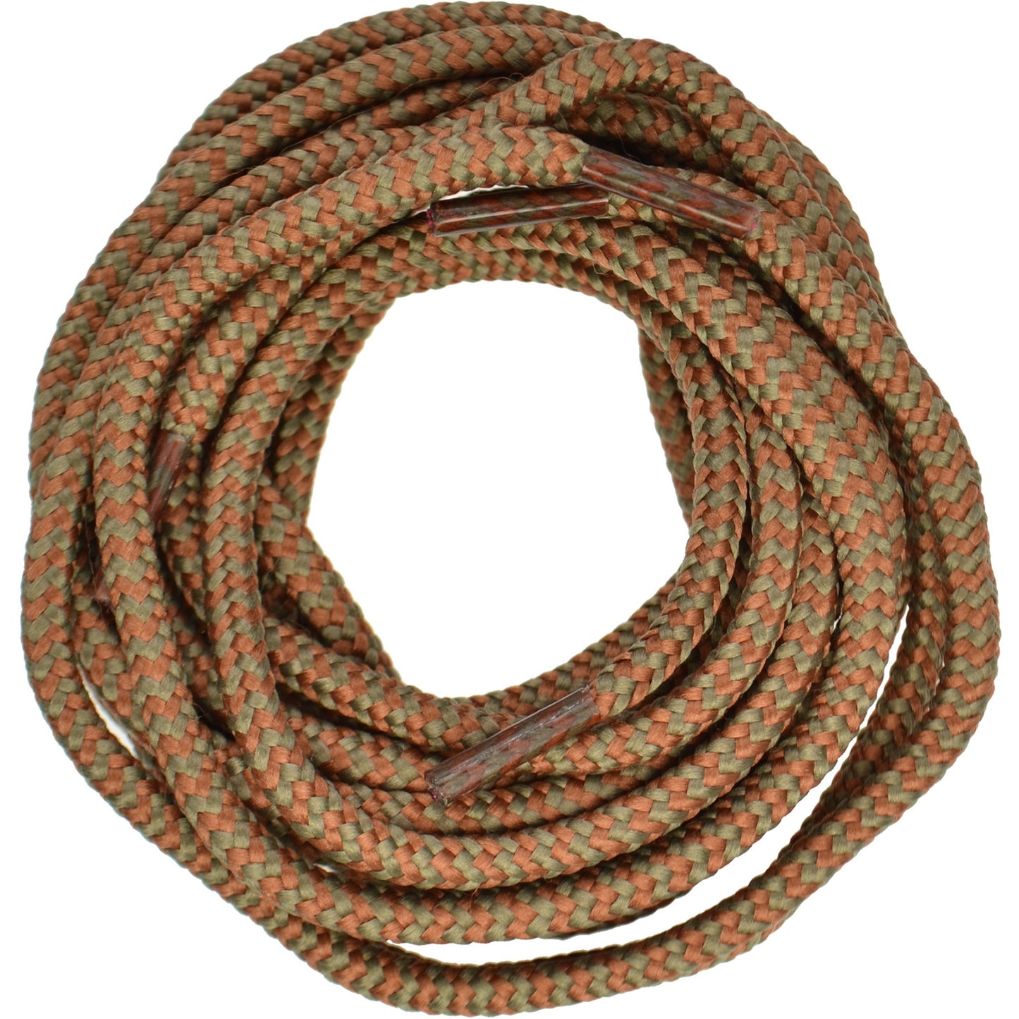 150cm Walking Boot Shoe Laces - Khaki and Tan Dog Tooth