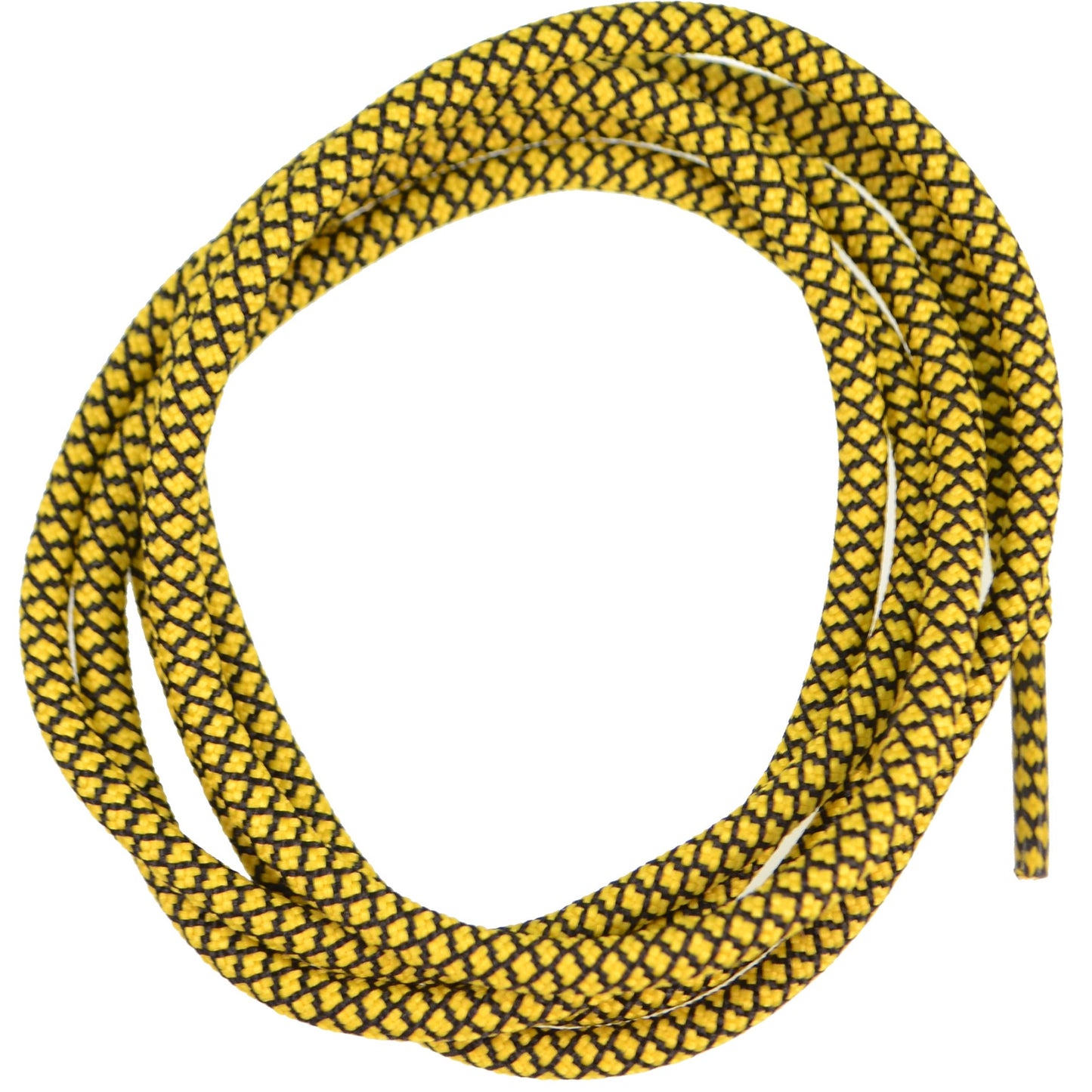 120cm Black-Yellow Honeycomb Rope Shoe Laces