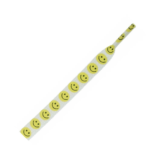 100cm Fashion Shoe Laces - Smiley faces 10mm.