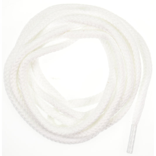 90cm Cord Shoe Laces - White