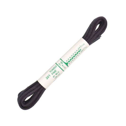 120cm Premium Round Shoe Laces - Navy Blue 2mm