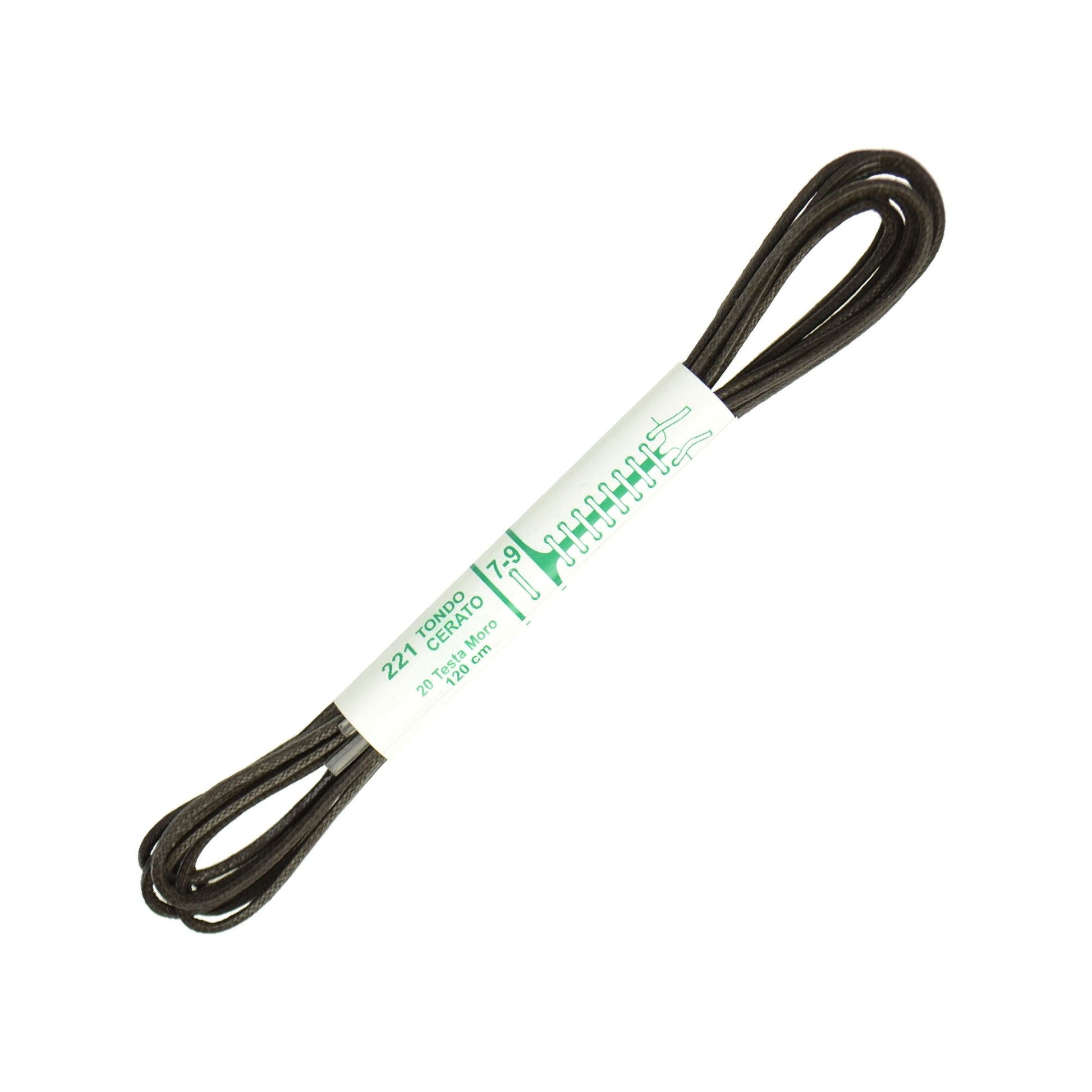 120cm Premium Wax Round Shoe Laces Dark Brown 2mm – The Shoe Lace