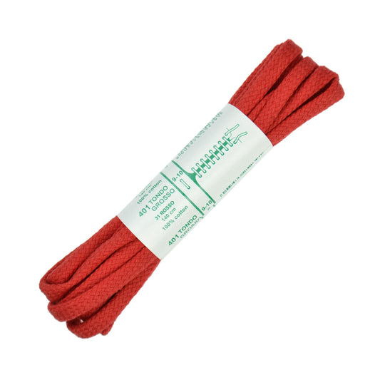 140cm Premium Cord Shoe Laces - Red 6mm