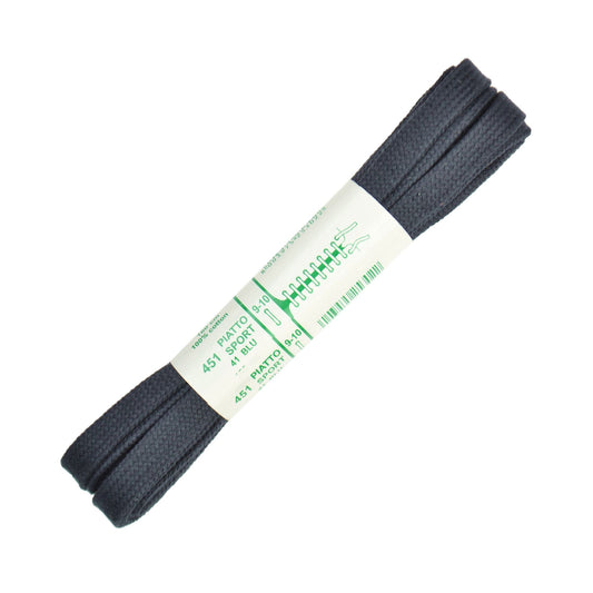 160cm Premium Flat Shoe Laces - Navy Blue 8mm