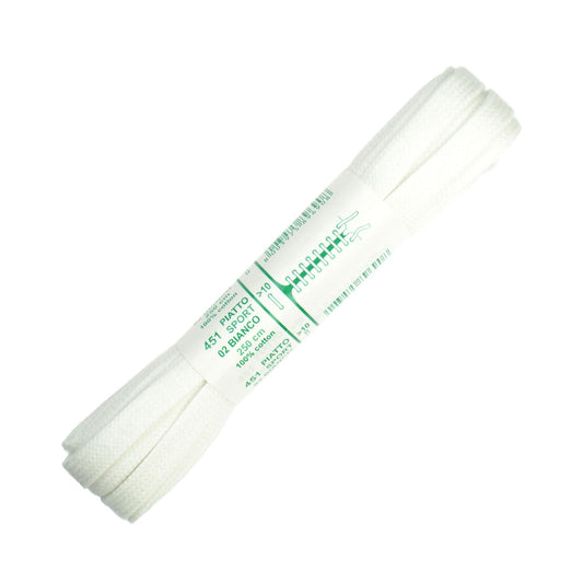 250cm Premium Flat Shoe Laces - White 8mm