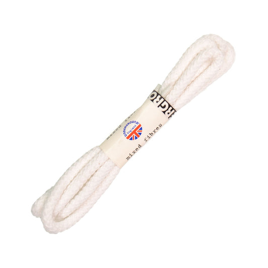 65cm Cord Shoe Laces - White